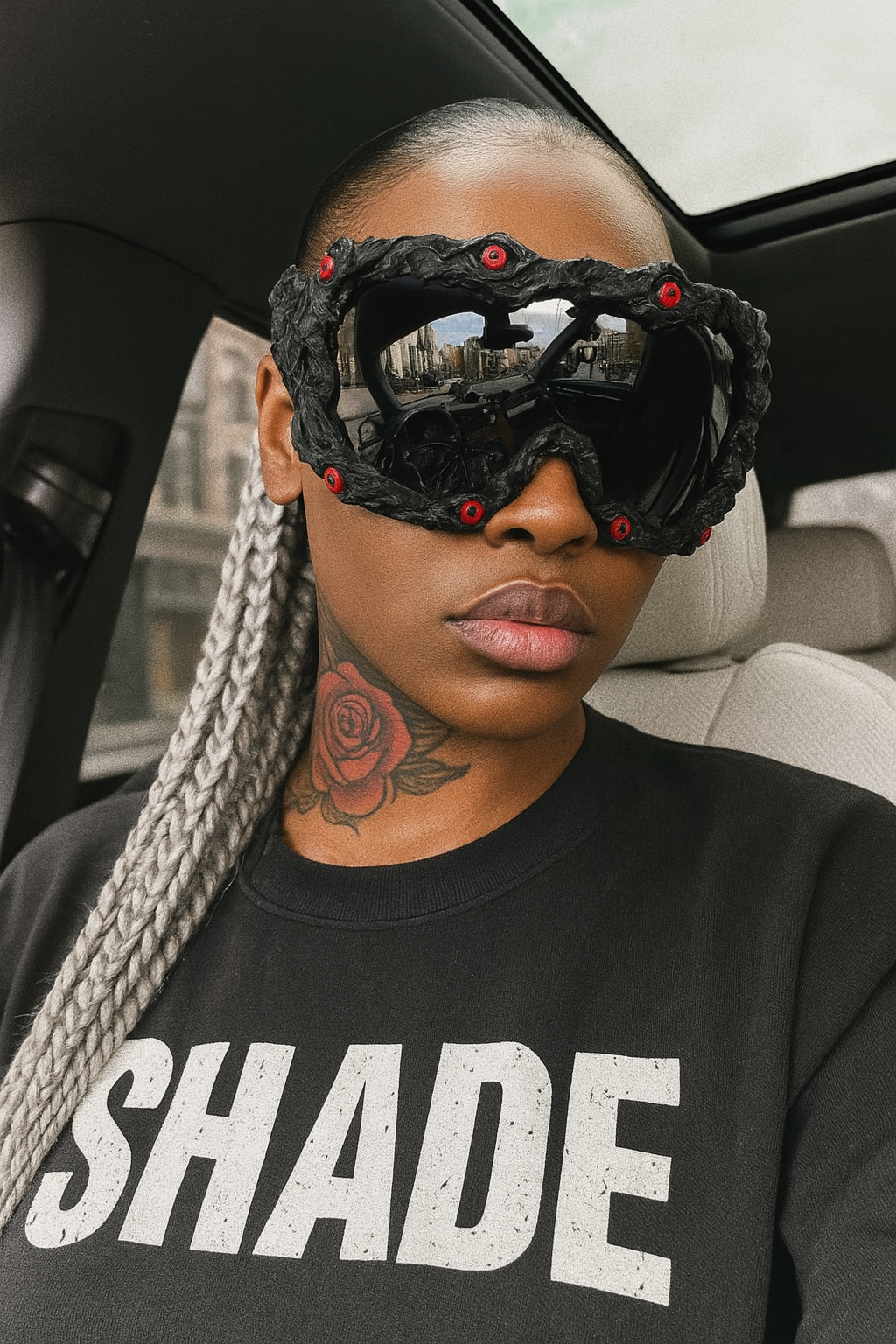 Accueil Article 48 Lunettes Oversize Avant-Garde – Monture Artistique Y2K