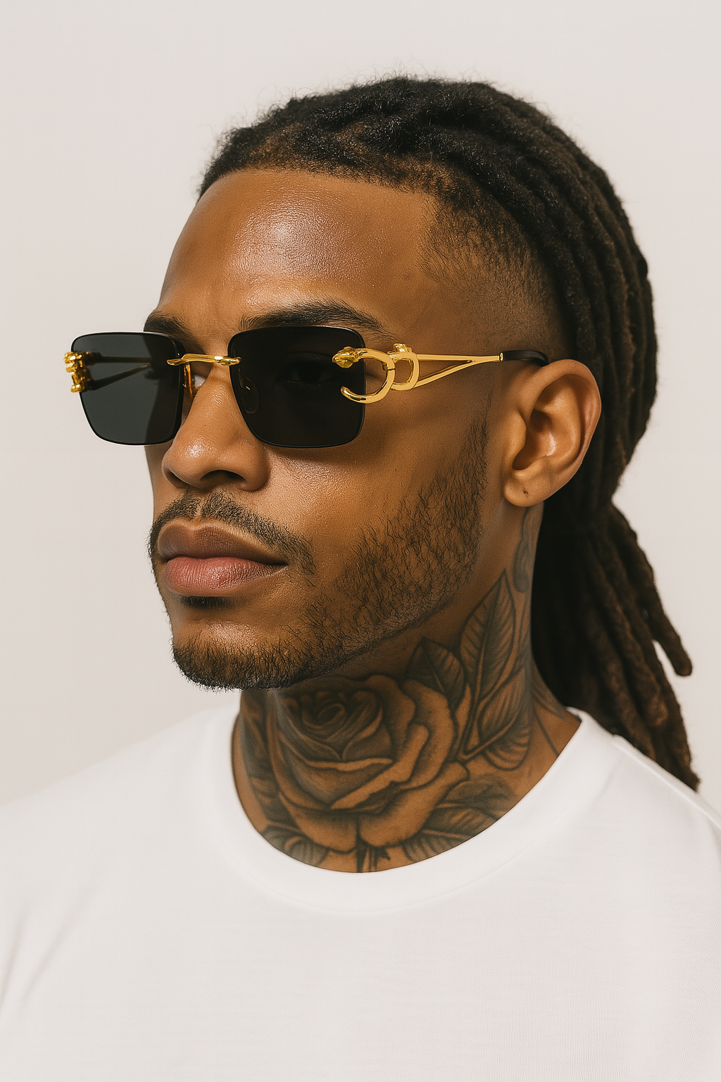 LUNETTES Article 50 Lunettes Carrées Sans Monture – Édition Prestige